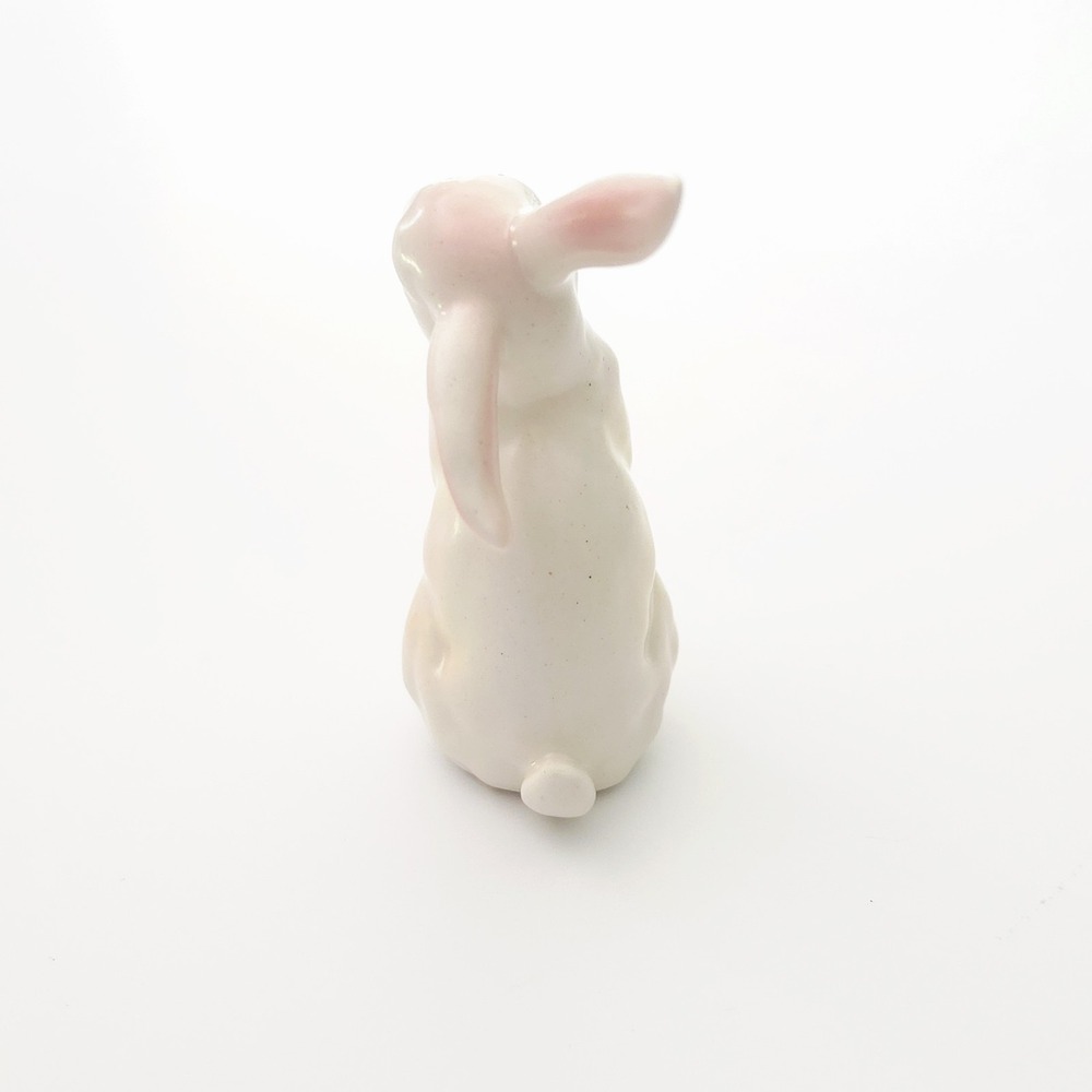 Vintage Lefton Bunny Rabbit Figurines Pair Made In Japan - Picture 7 of 14